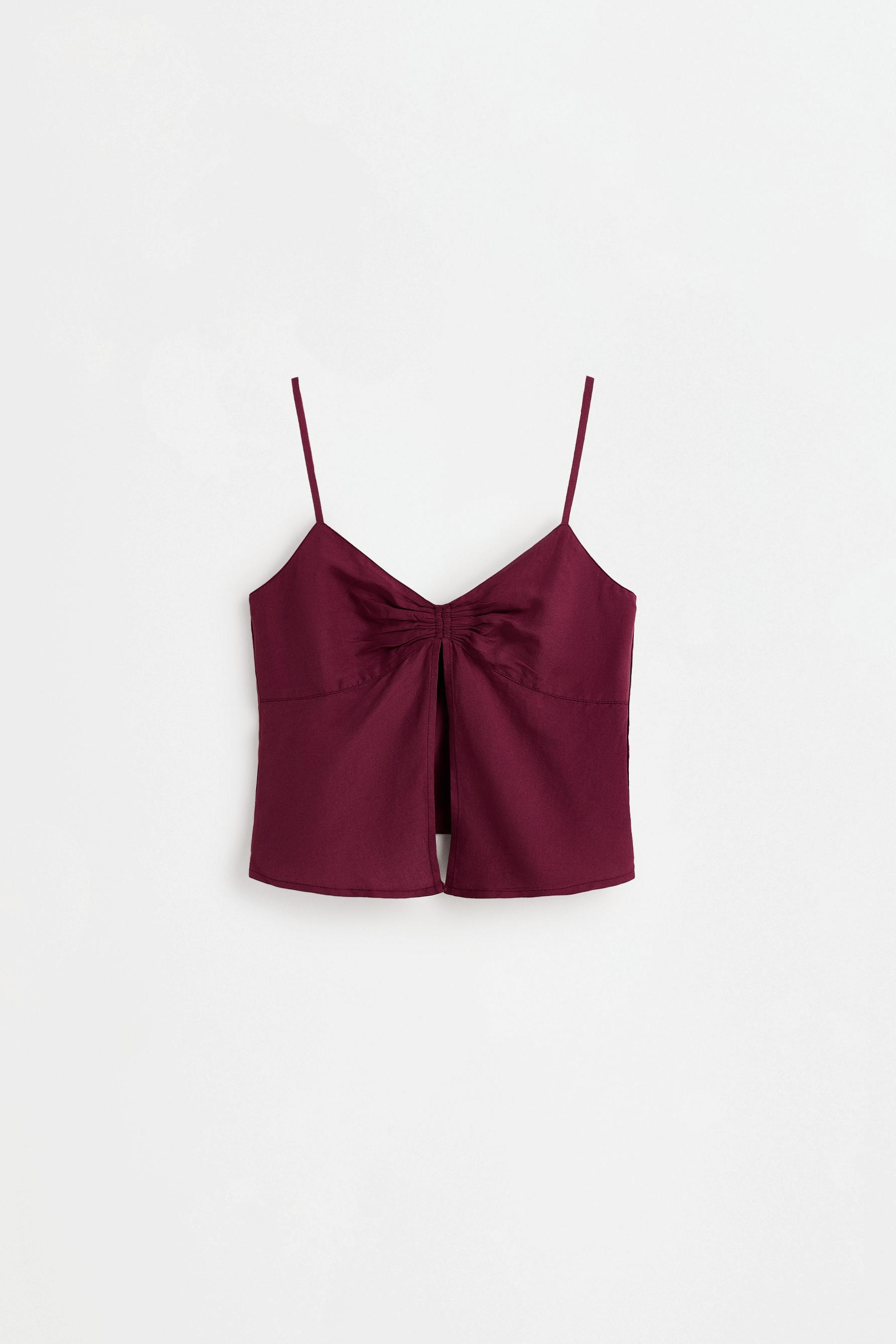 Rustic top — MAUVE PINK