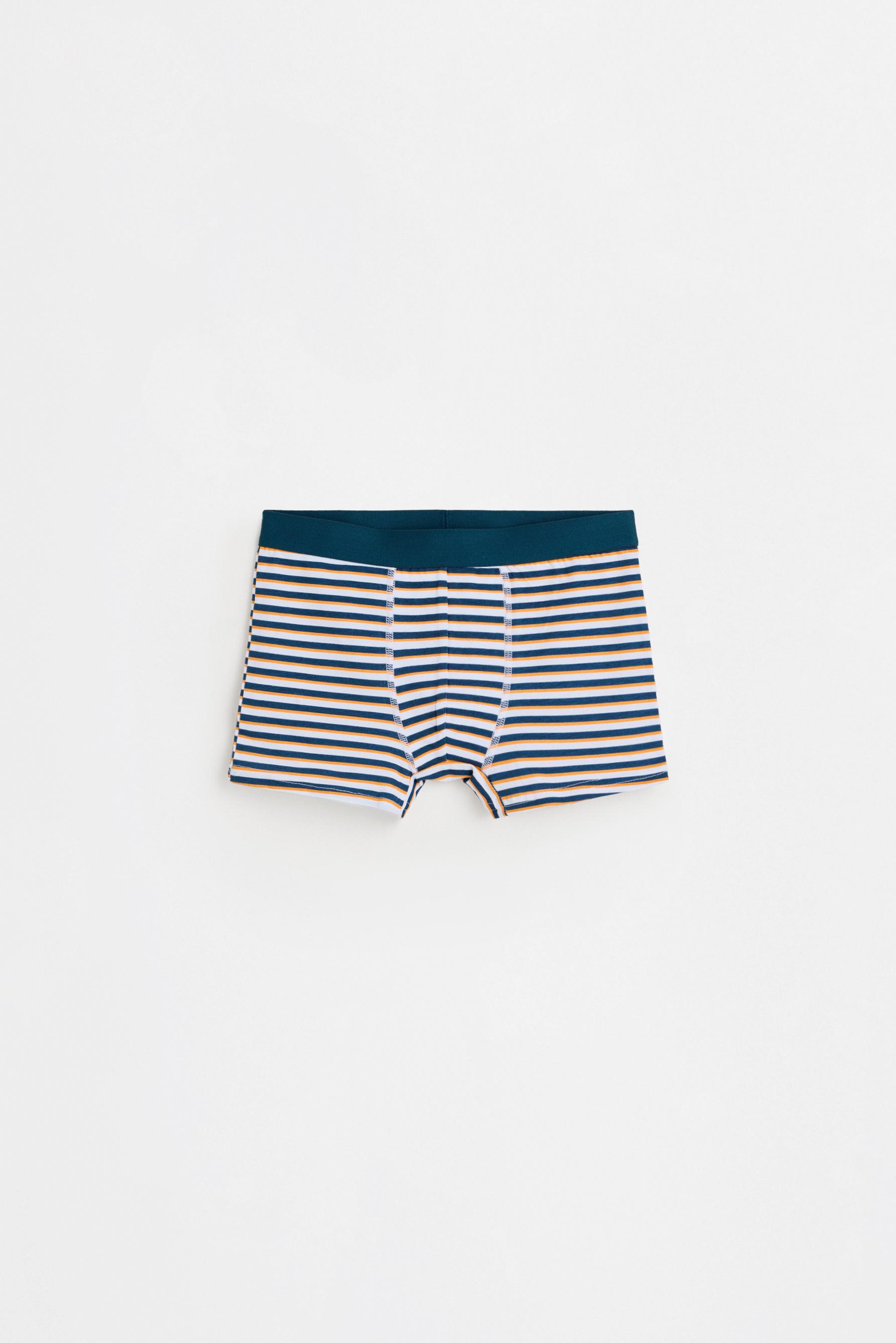 Contrast Boxer Briefs (7-Pack) — ORANGE/GREEN
