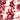 Smocked midi dress — BURGUNDY/ECRU