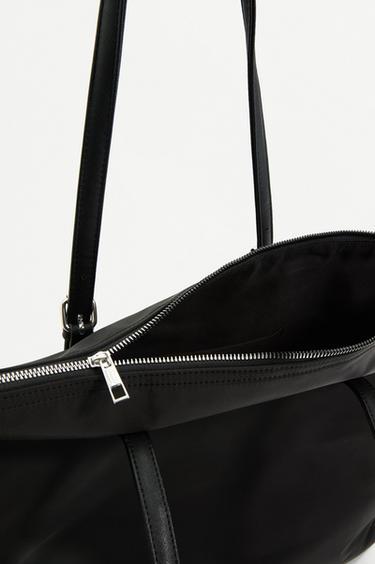 Nylon shopper bag — BLACK 4