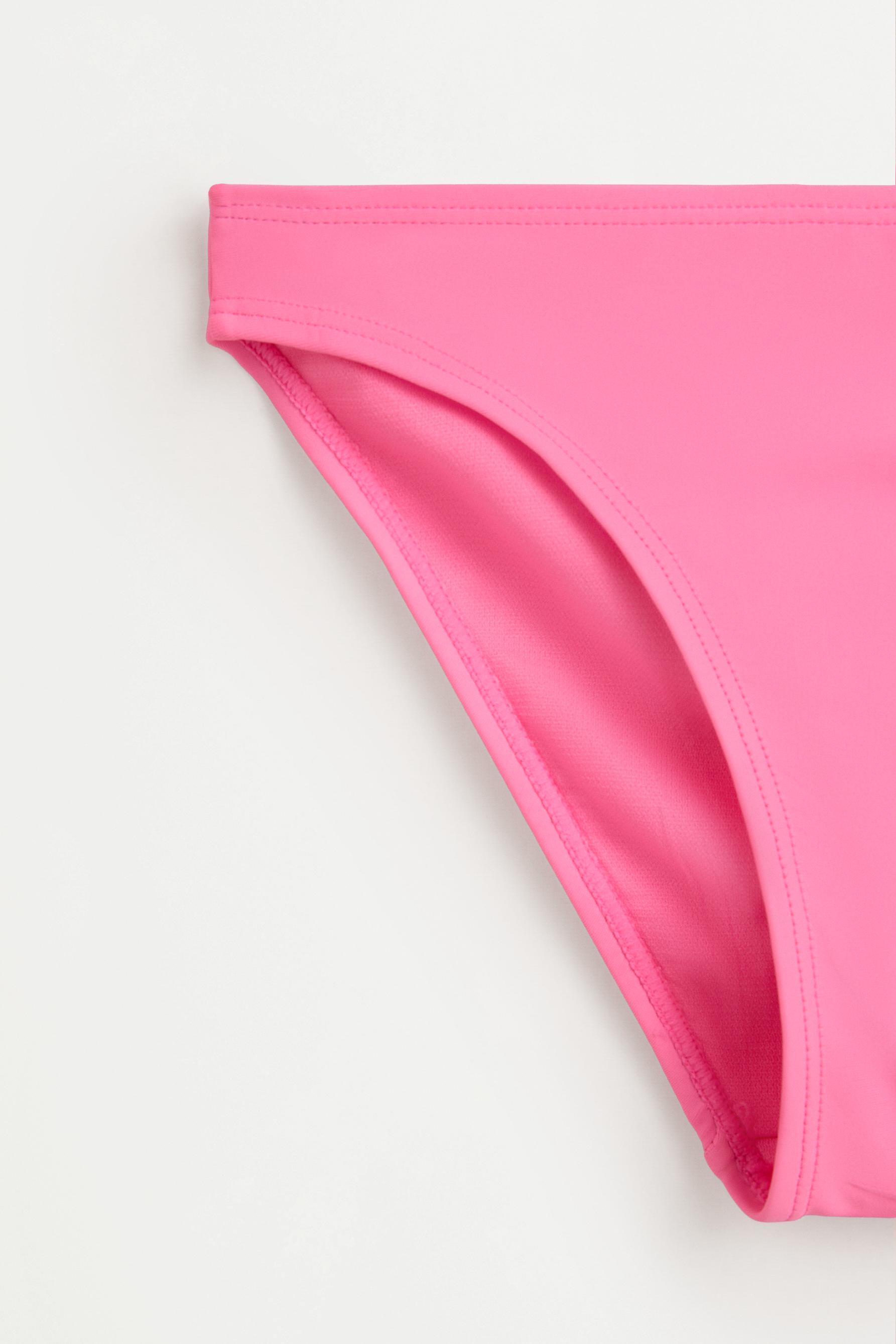 Bikini with double crossed straps — NEON PINK
