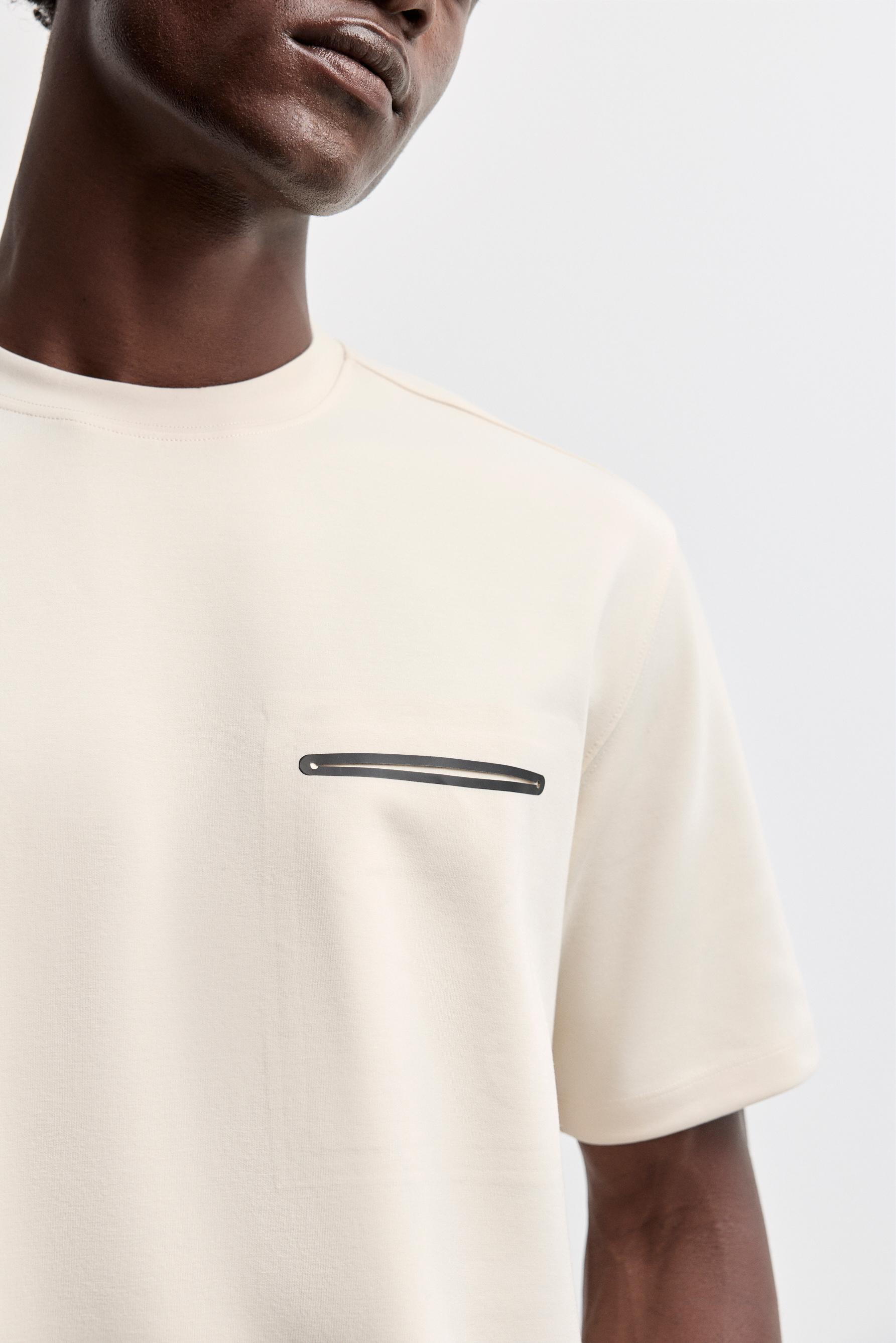 Interlock Sports T-shirt — PALE SAND