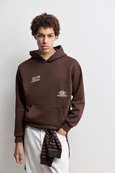 Printed sweatshirt — MAROON 1