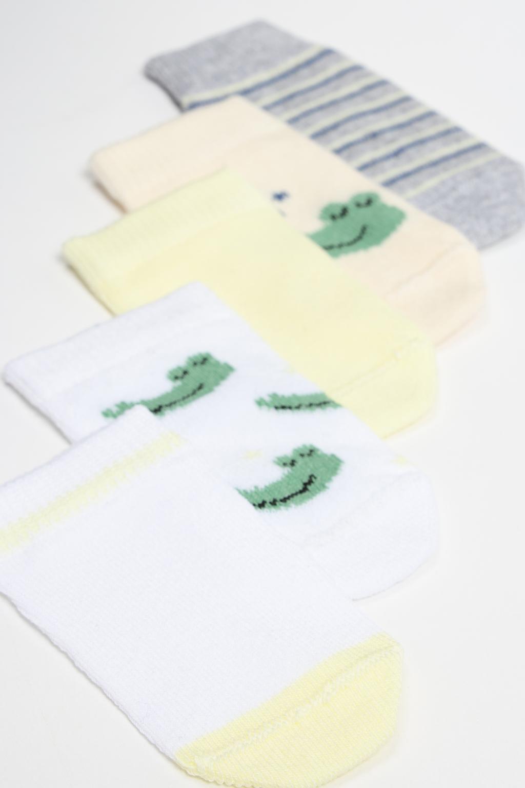 5-pack of crocodile socks