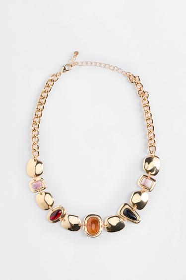 Multi-colored stone necklace — VARIOUS 2