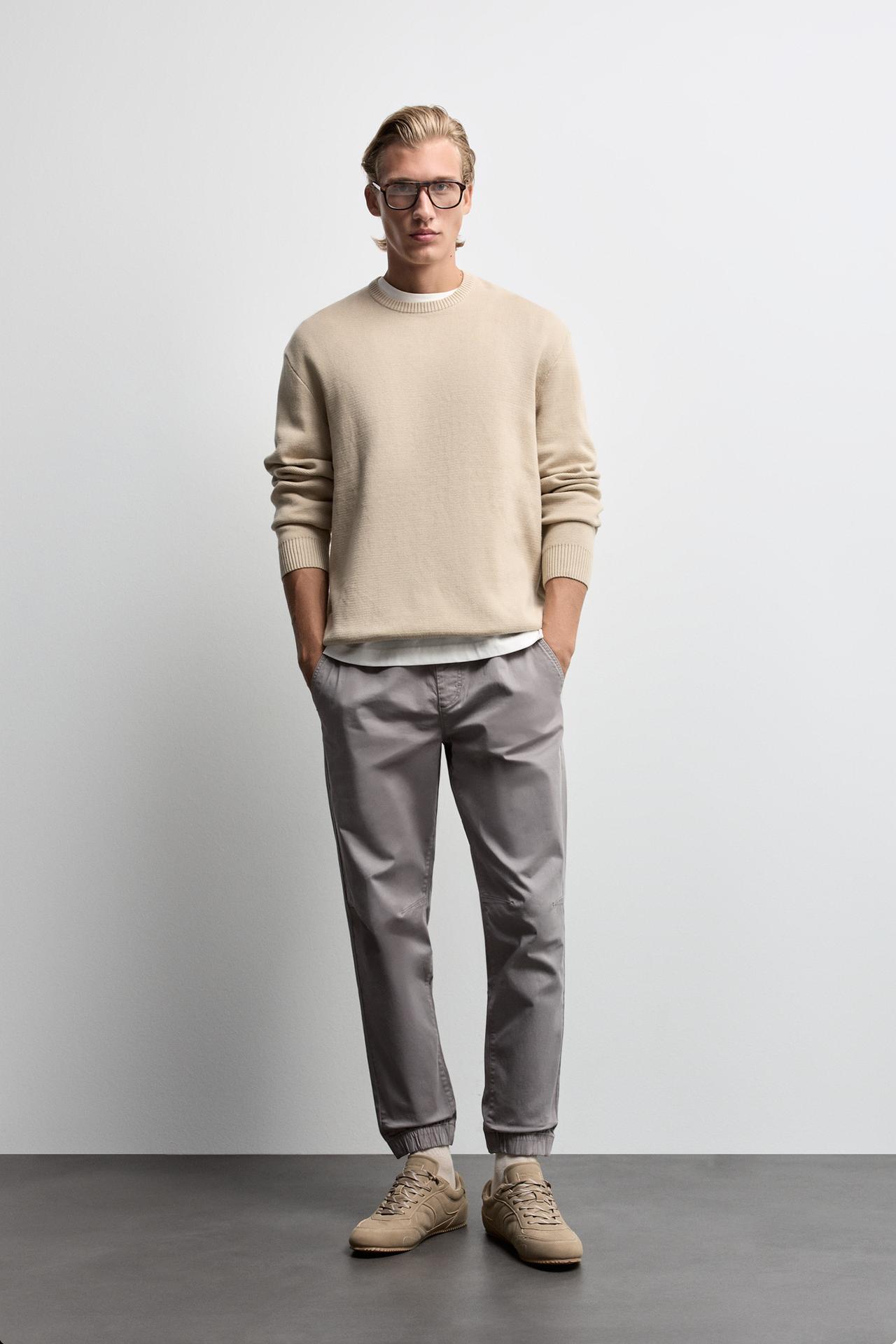 Slim fit jogger pants — GREY