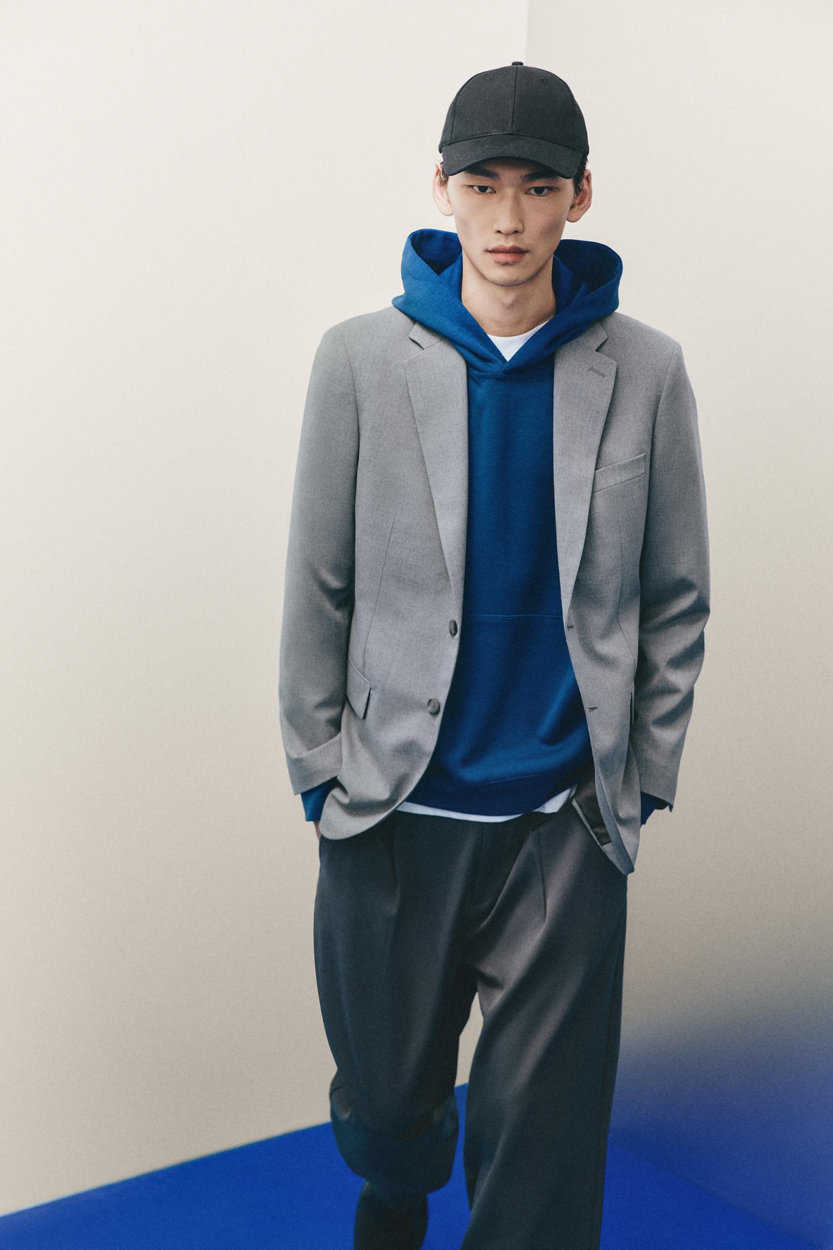 Interlock hoodie — COBALT GREY