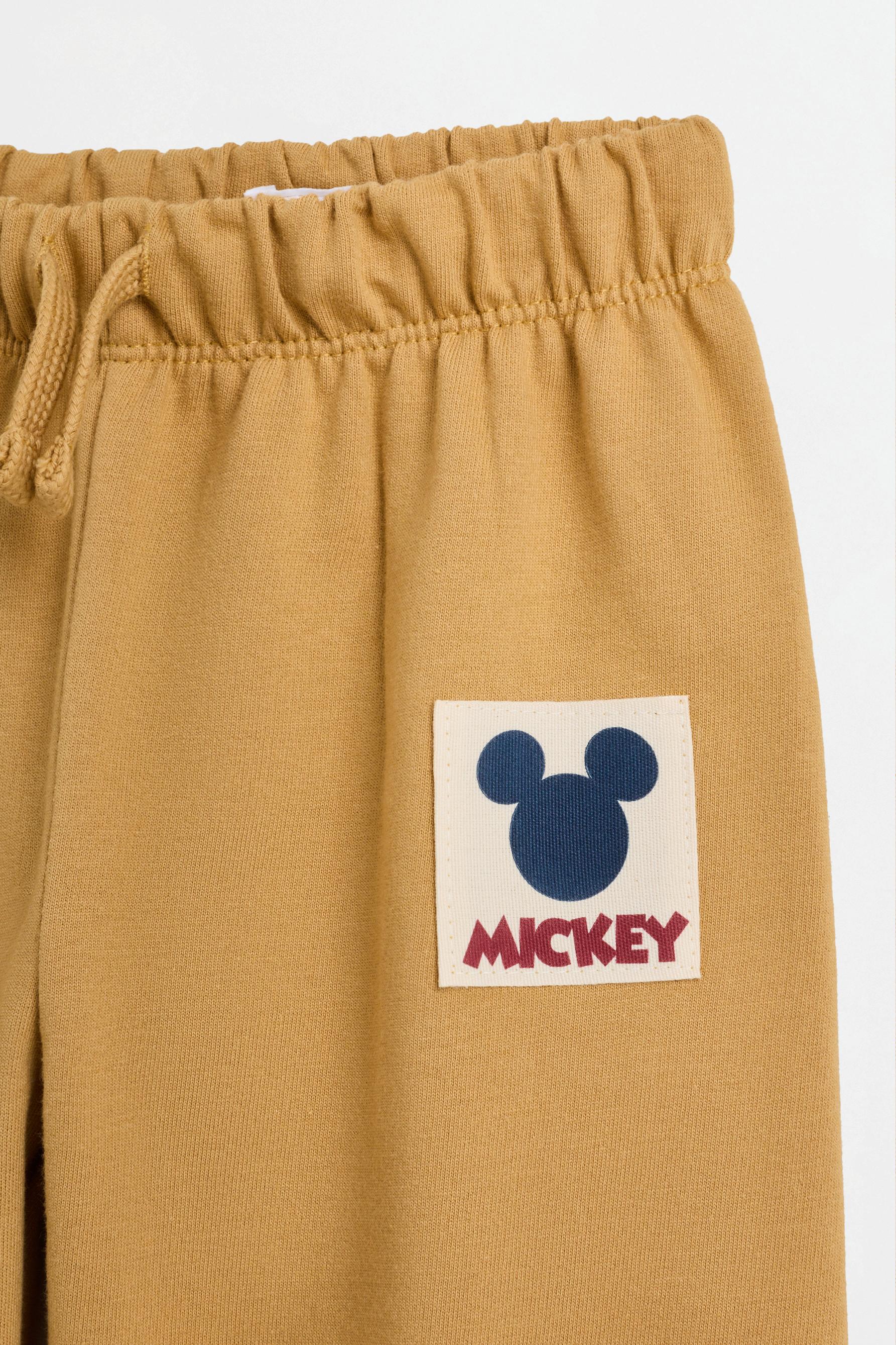 Mickey Mouse ©Disney T-shirt and plush trousers set — WHITE/WHITE