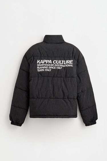 Kappa Culture x Lefties quilted jacket — ANTHRACITE GREY 8