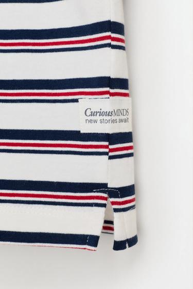 Striped polo shirt — NAVY 4