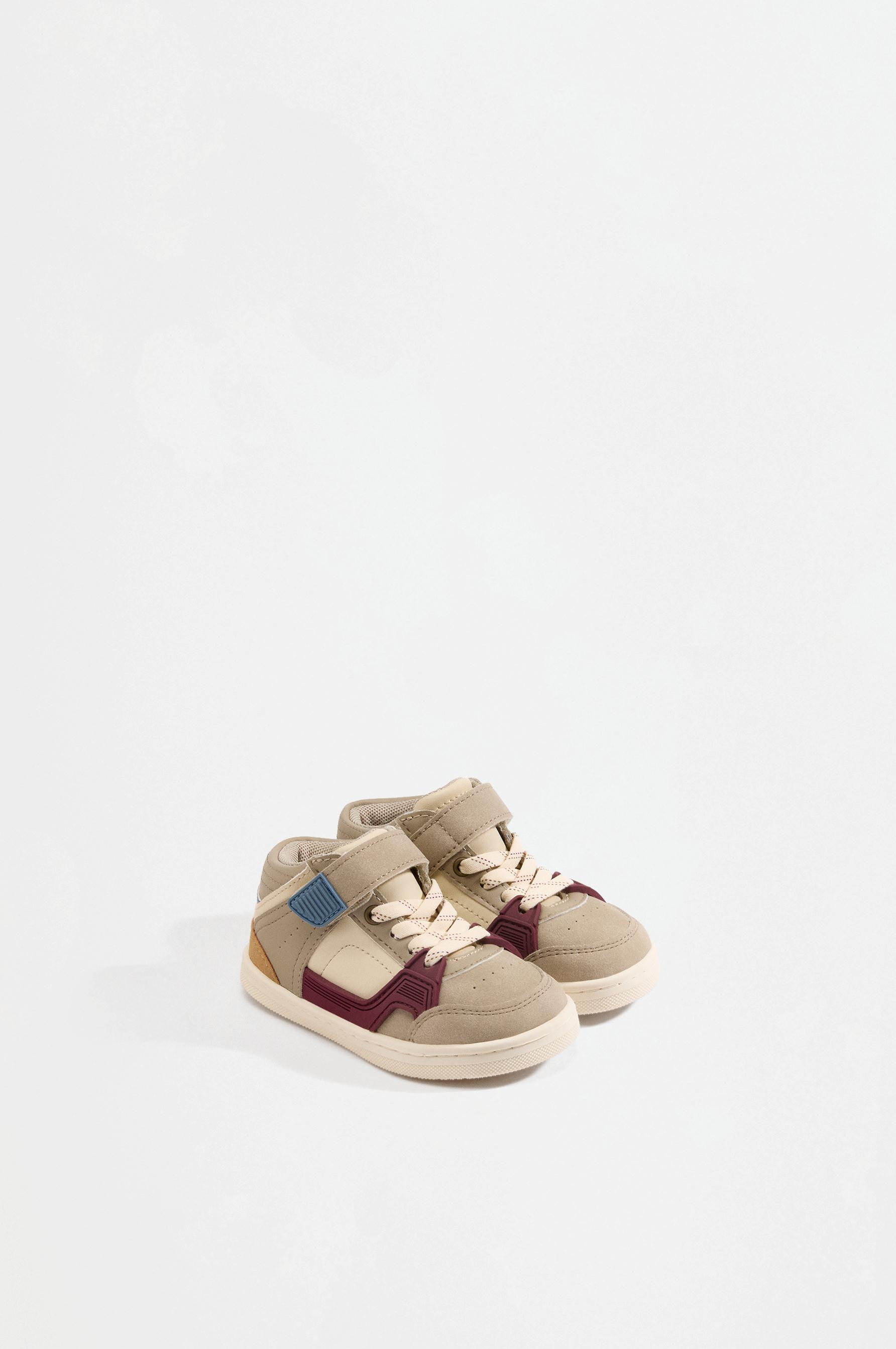 High-top sneaker — BEIGE