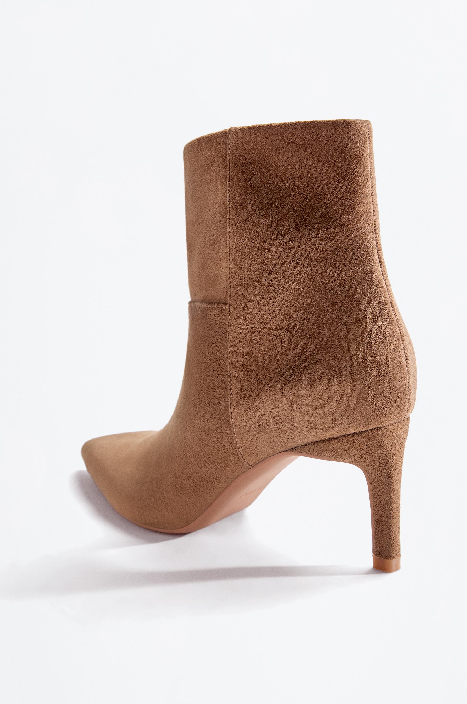 Lefties Bej Lefties Suni Süet topuklu bilekte bot