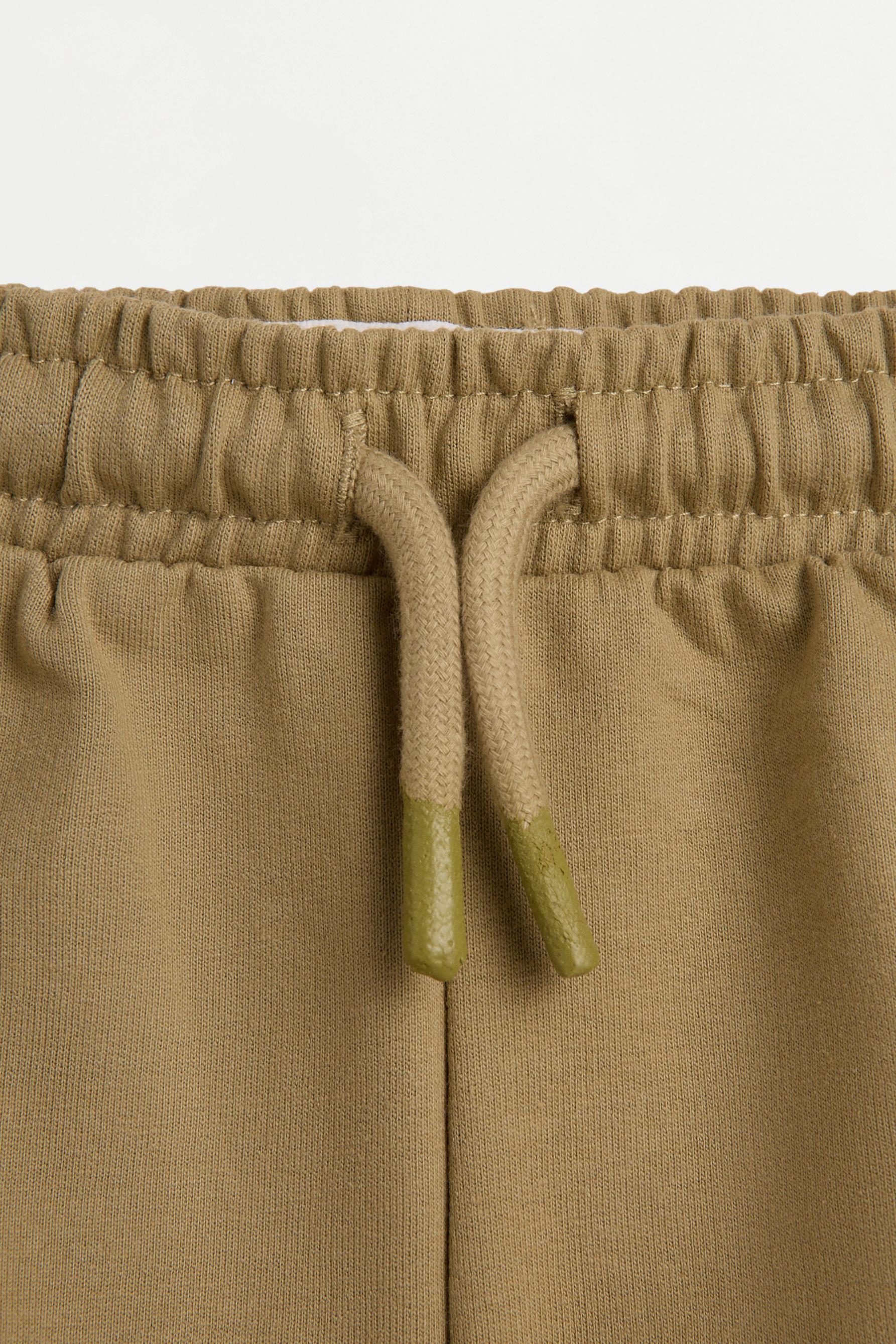 Plush cargo Bermuda shorts — KHAKI