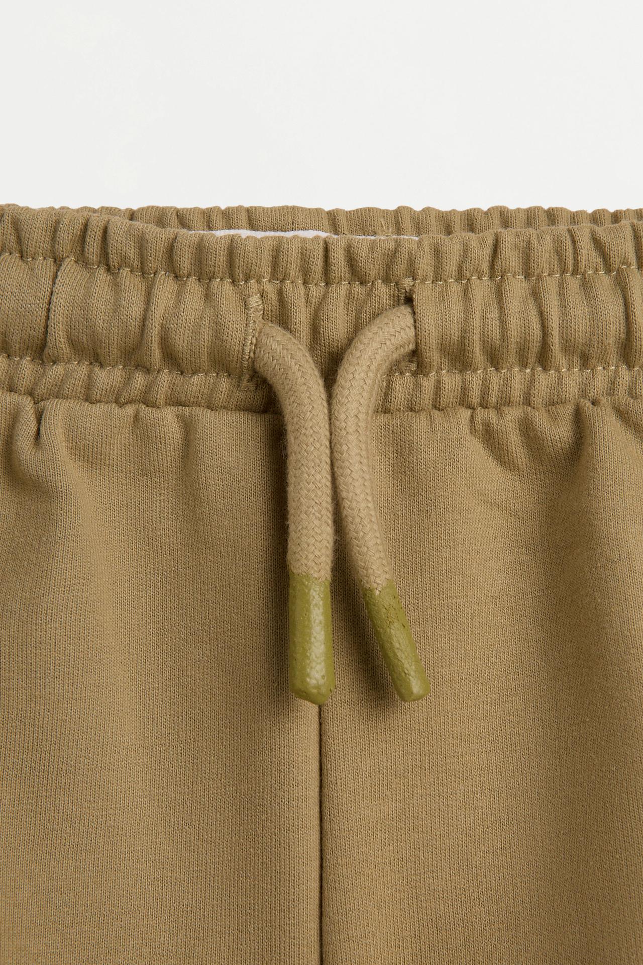 Plush cargo Bermuda shorts — KHAKI