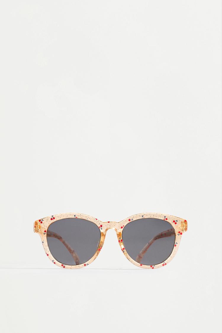 Transparent cherry glasses — SKY BLUE