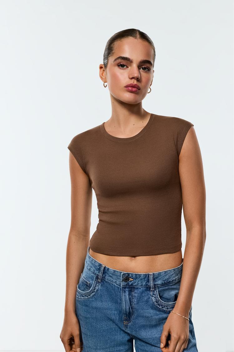 Short sleeve T-shirt — CHOCOLATE