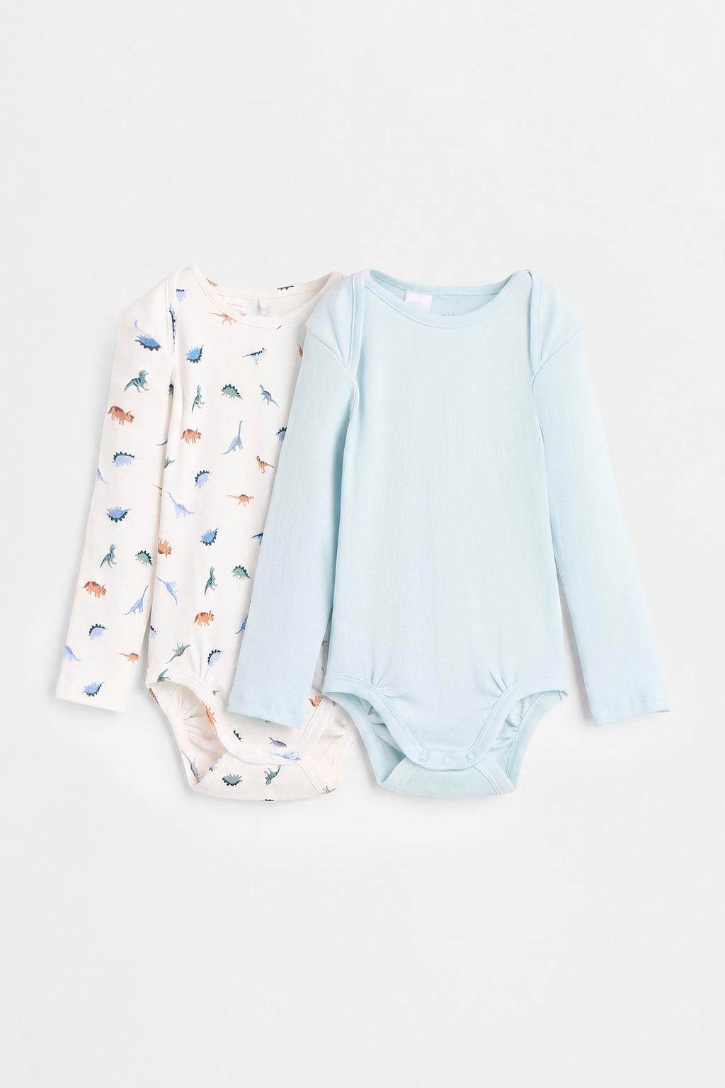 Pack of 2 combined bodysuits