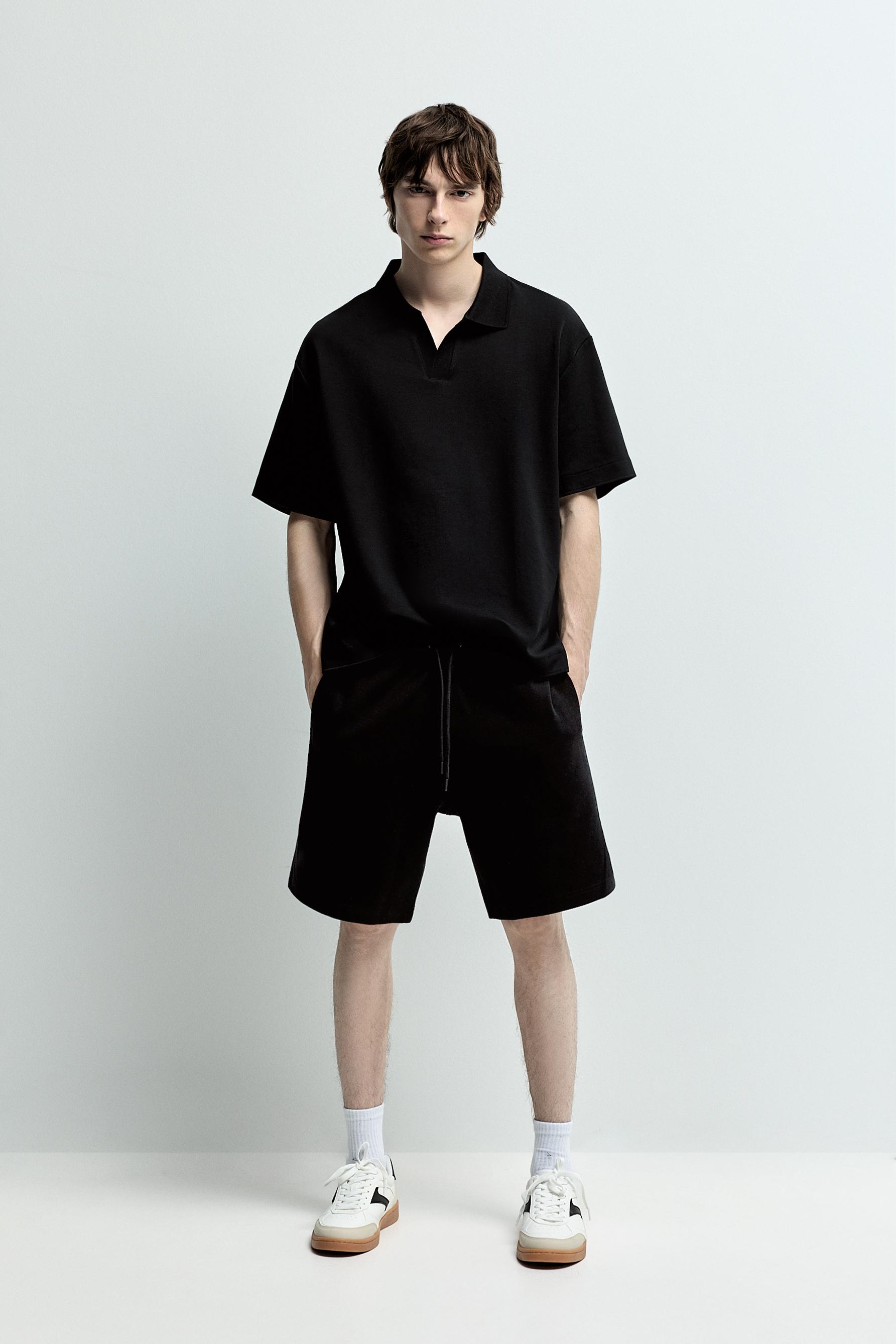 Interlock Bermuda shorts — BLACK