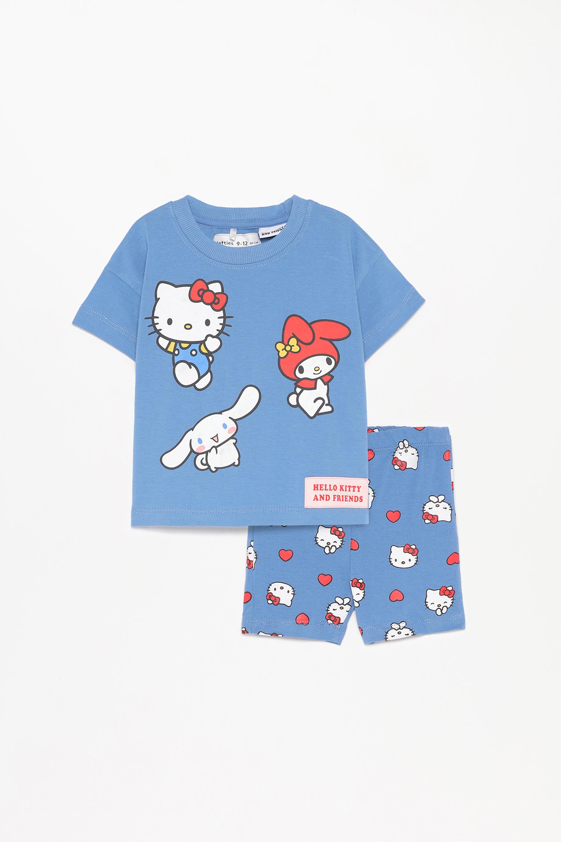 Hello Kitty ©SANRIO ruffled T-shirt and leggings co-ord - - | Lefties ...