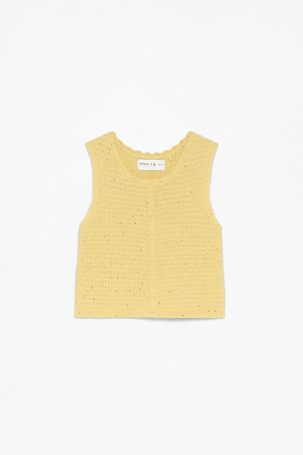 Sequinned knit top