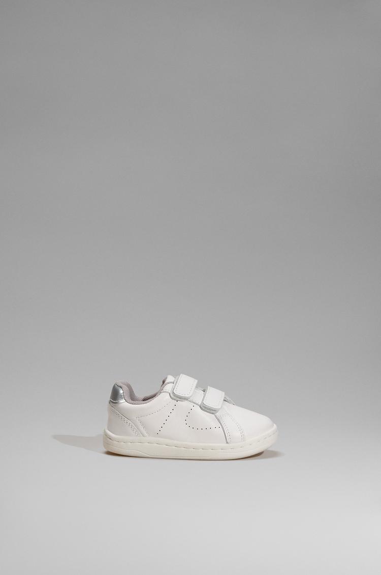 Barefoot leather sneakers — WHITE