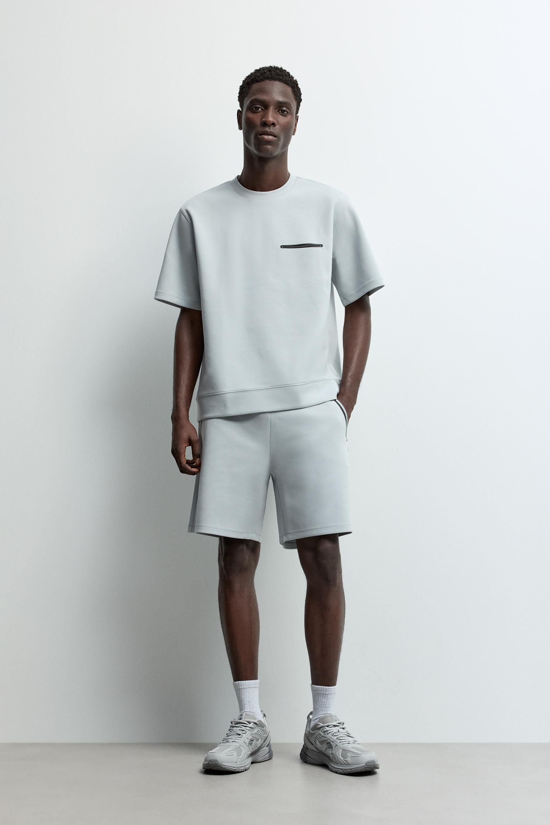 Basic interlock Bermuda shorts — HIELO