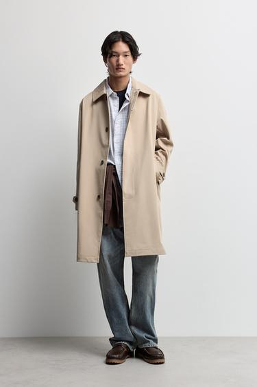 Oversized trench coat — ECRU 2