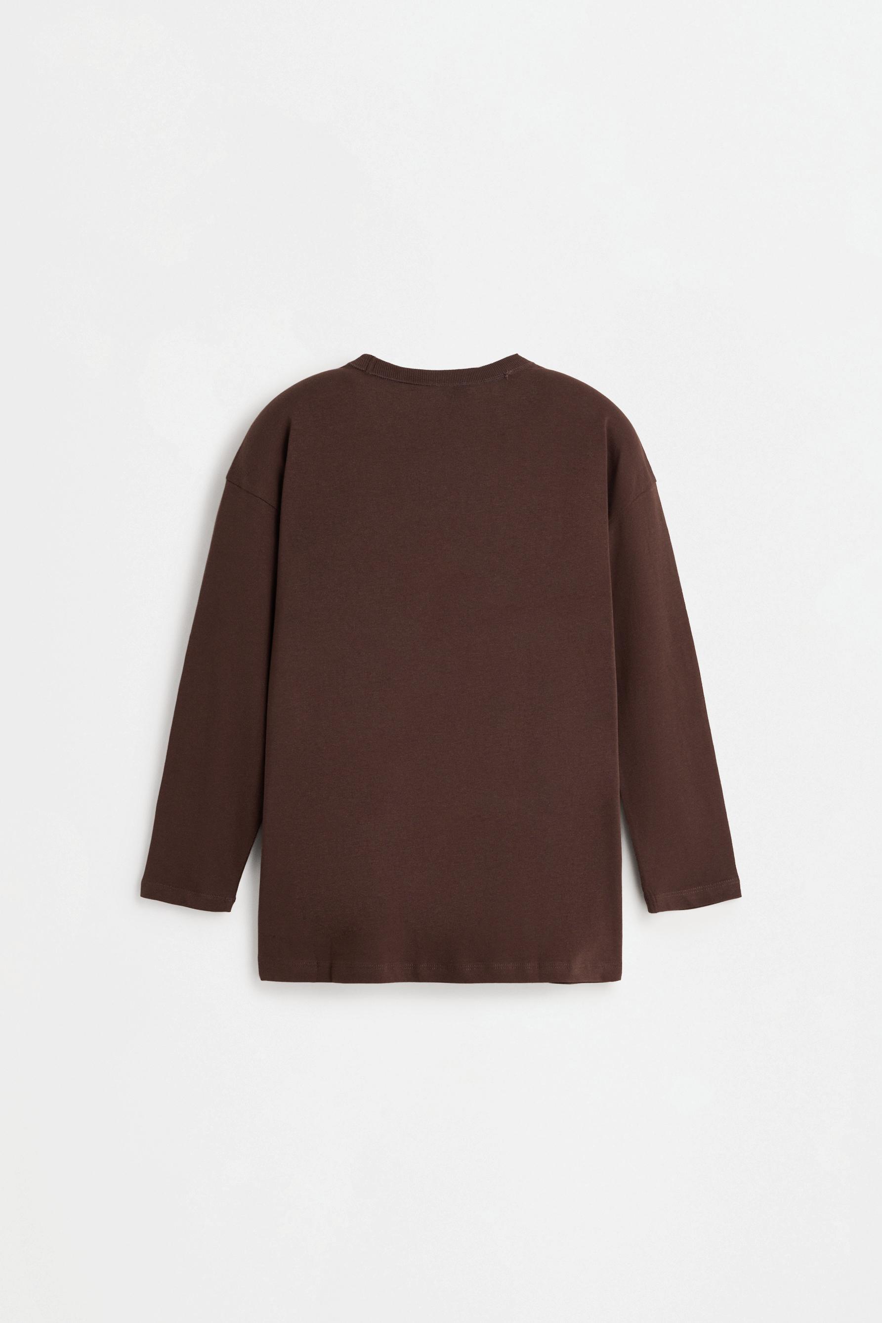 Printed T-shirt — CHOCOLATE
