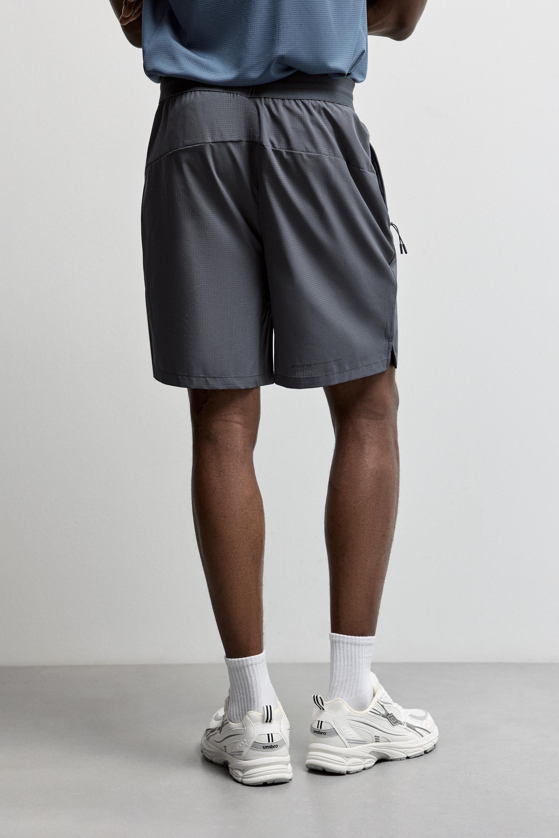 Bermuda sports shorts — STEEL BLUE