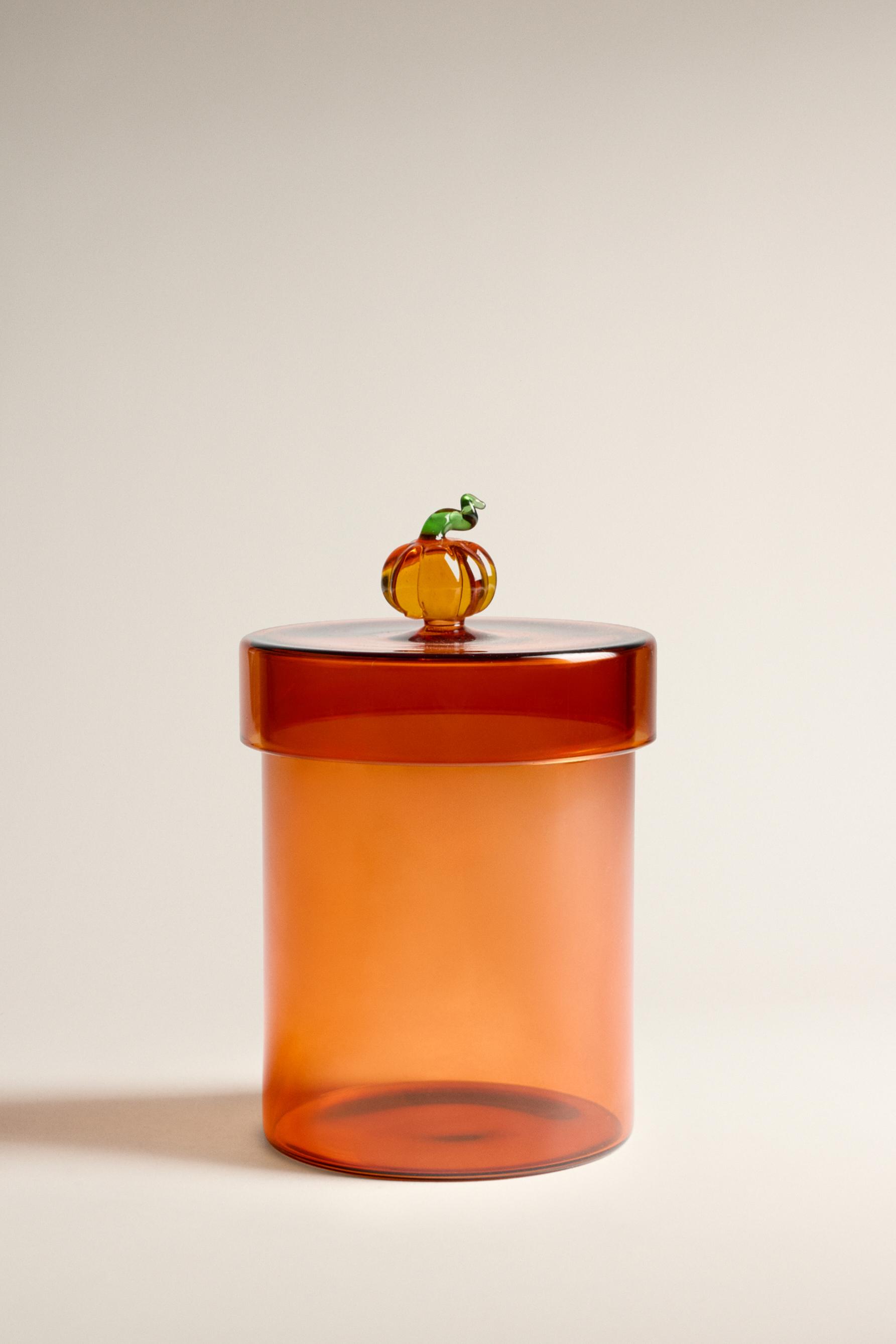Bote almacenaje asa calabaza