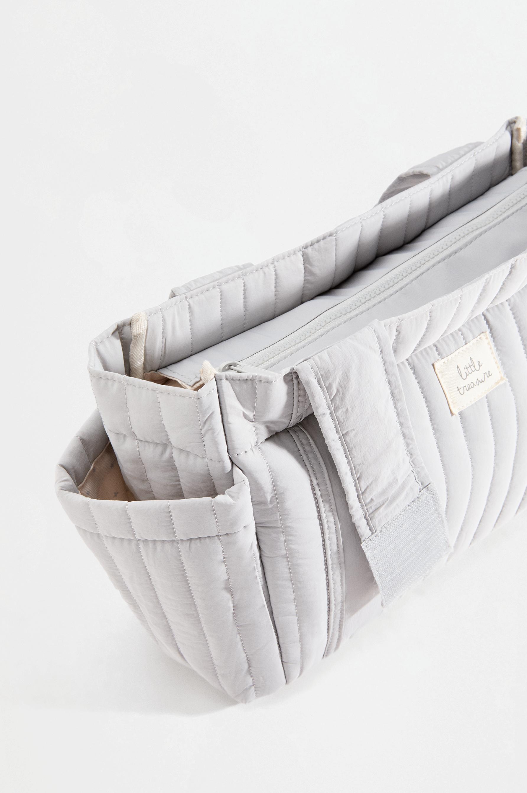 MATERNITY TOTE BAG — GREY