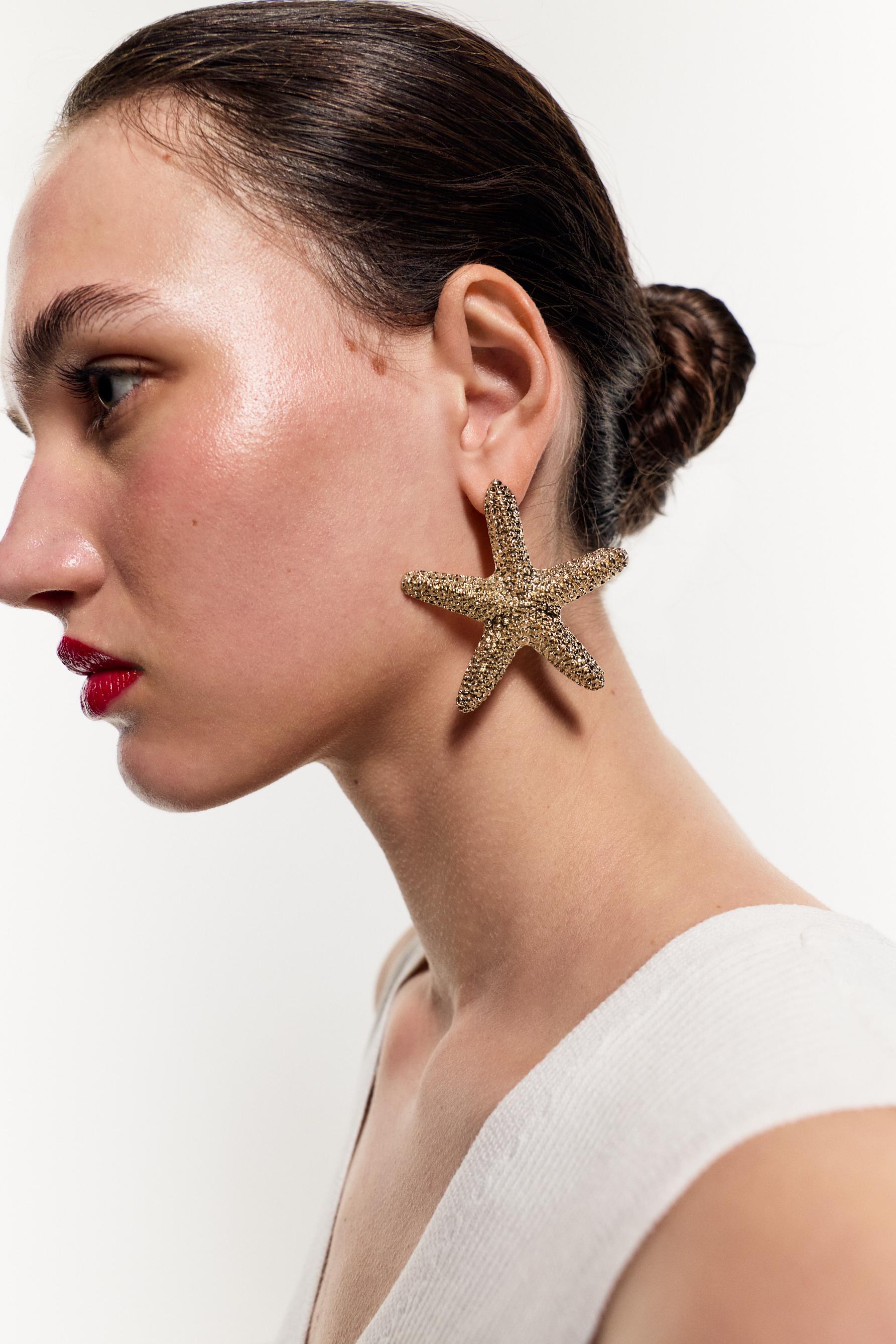 Pendientes estrella de mar