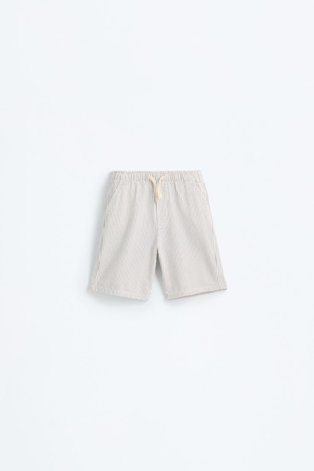 Bermuda denim a righe