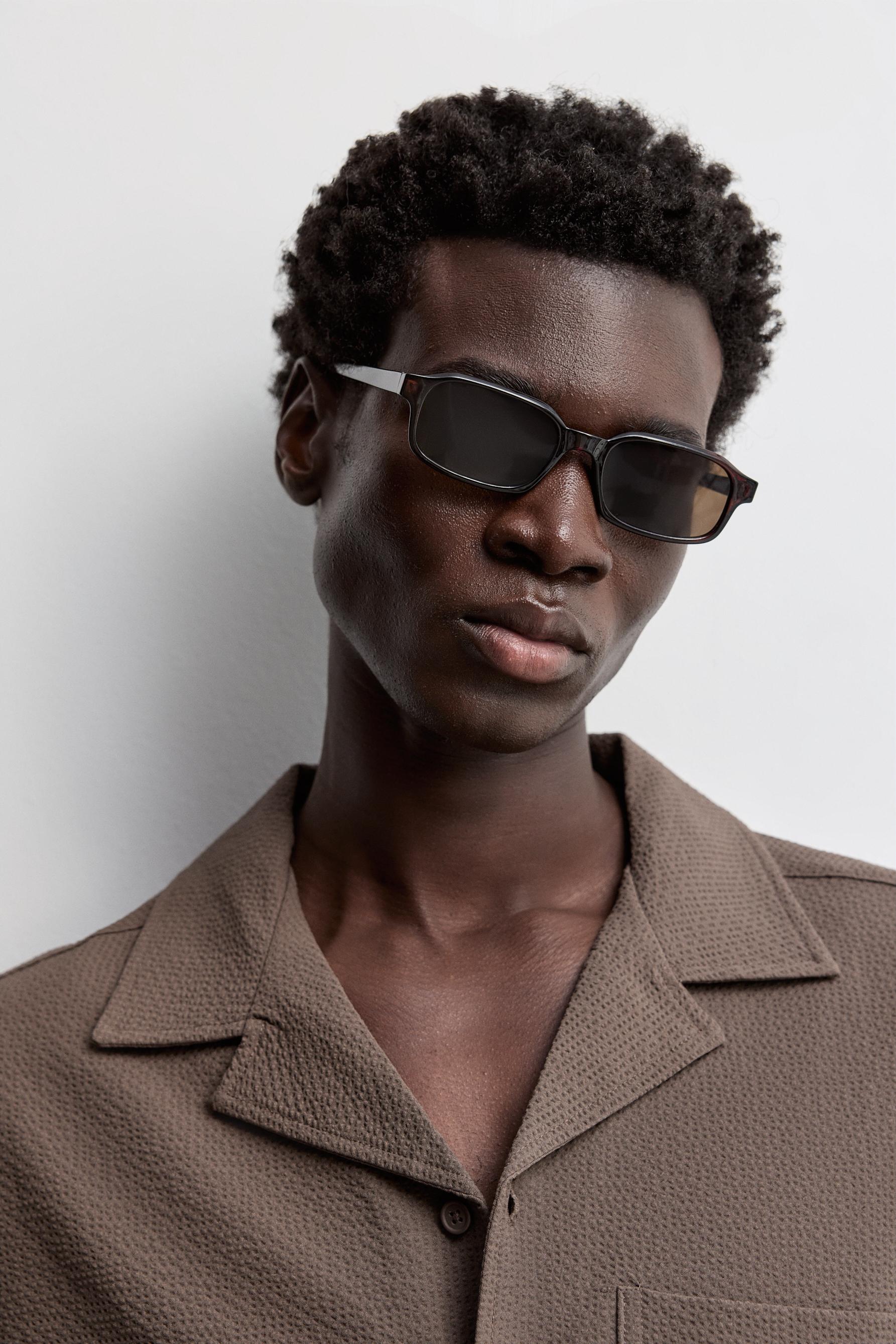 Seersucker shirt — BROWN