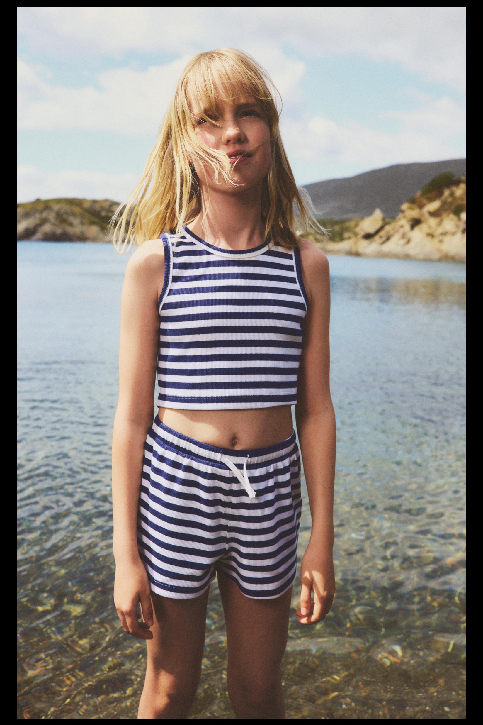 Top and shorts co-ord — NAVY