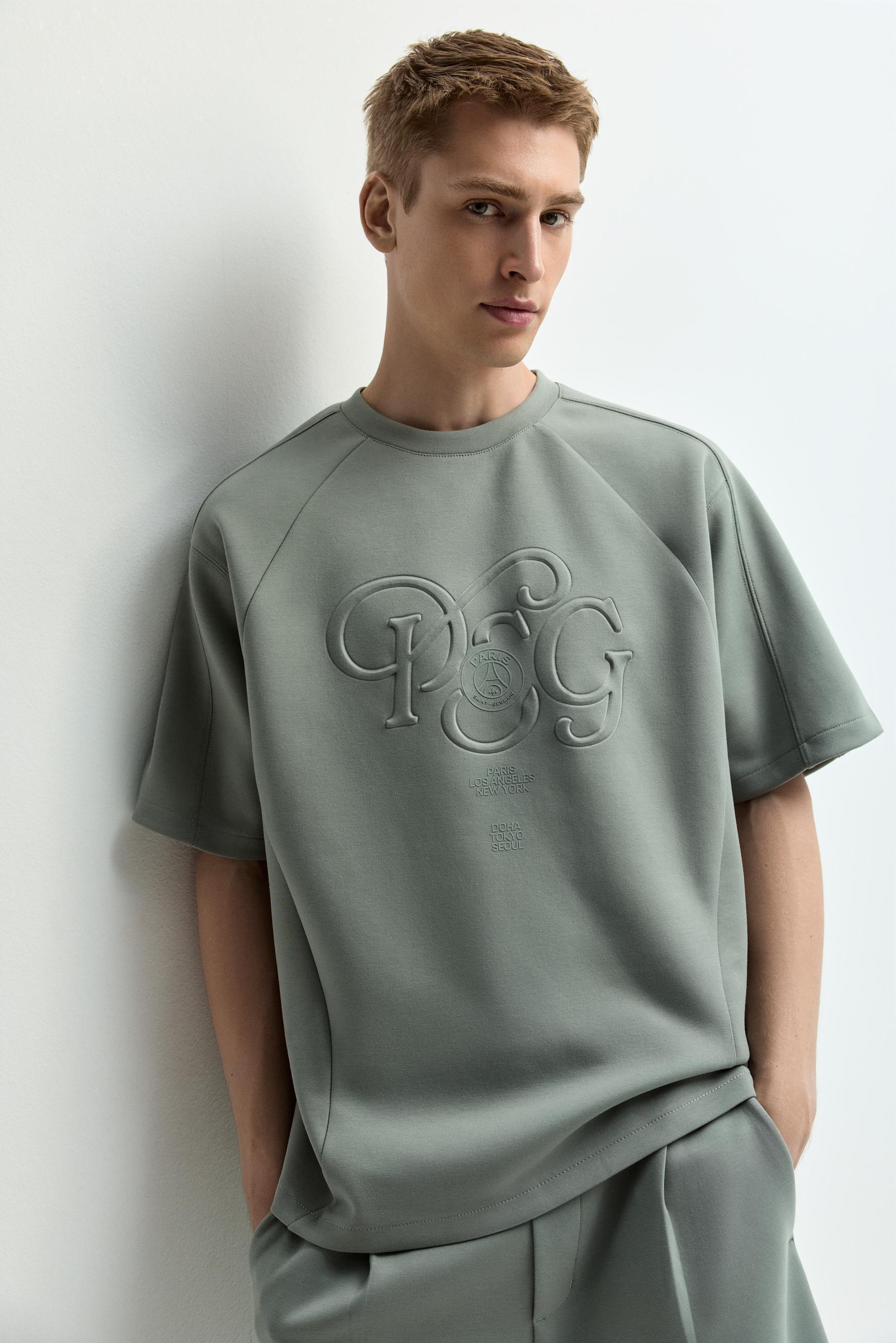 Paris Saint-Germain x Lefties interlock T-shirt — MINT GREEN
