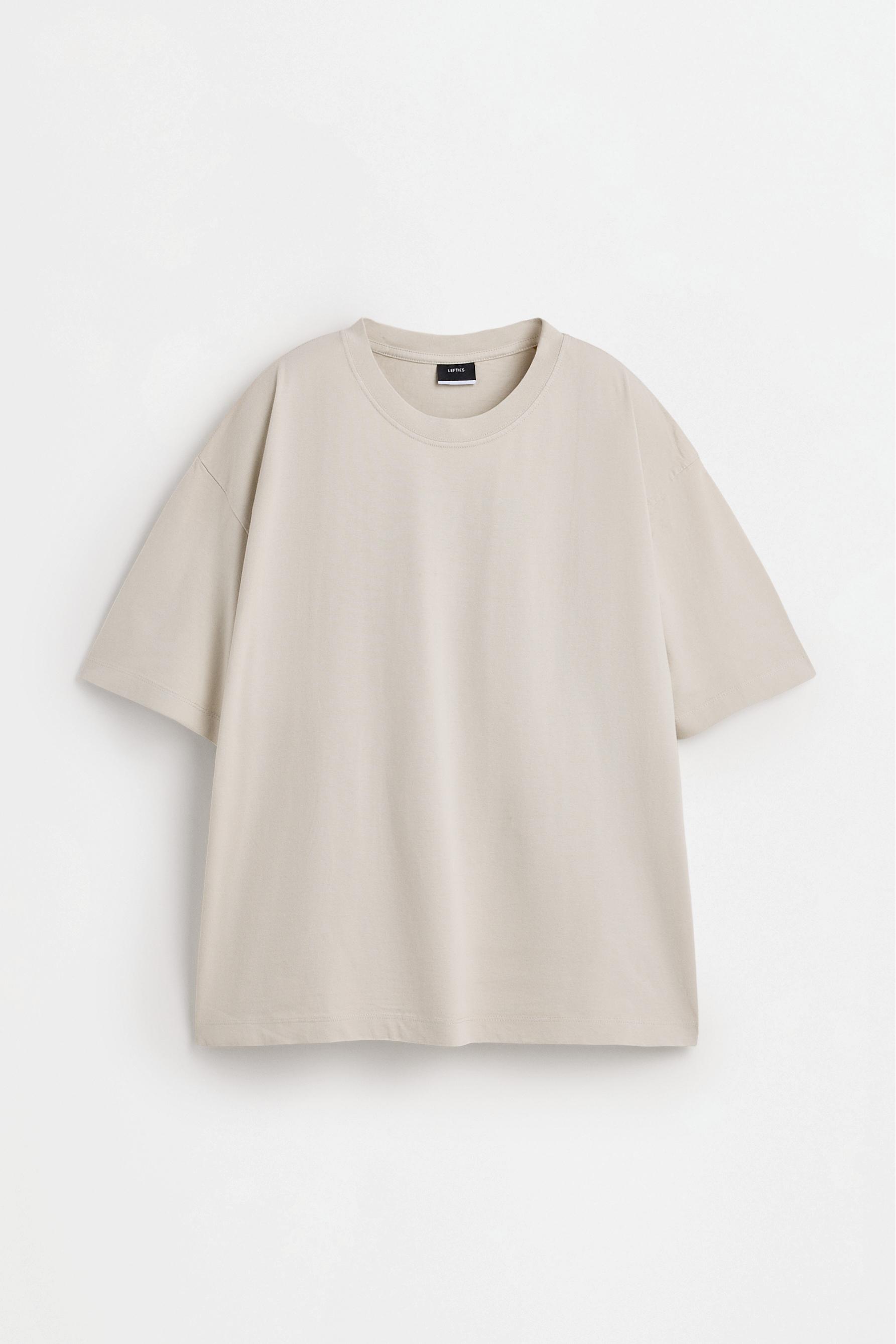 Faded-effect T-shirt — STEEL