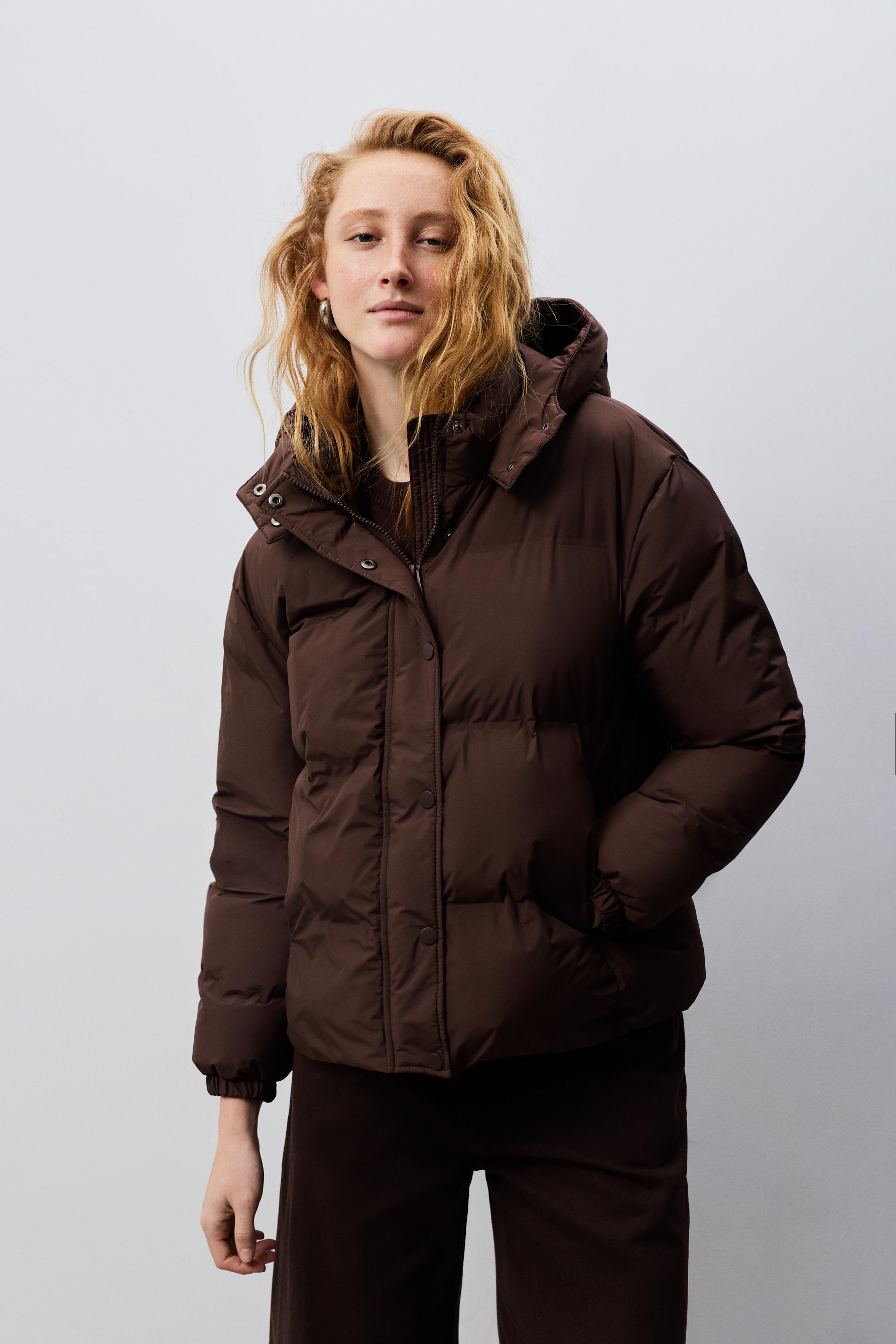 Chaqueta midi acolchada