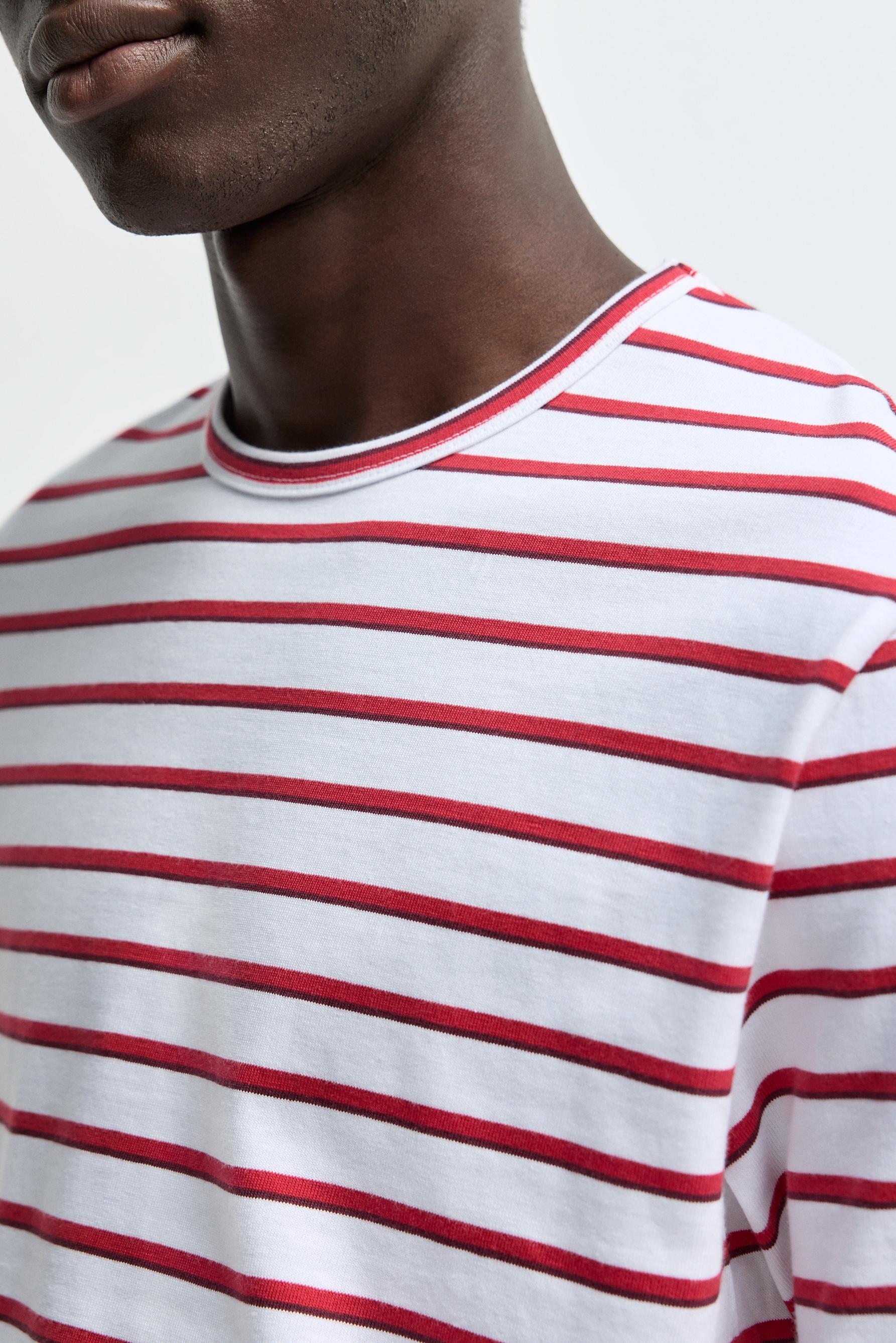 Striped T-shirt — OFF WHITE