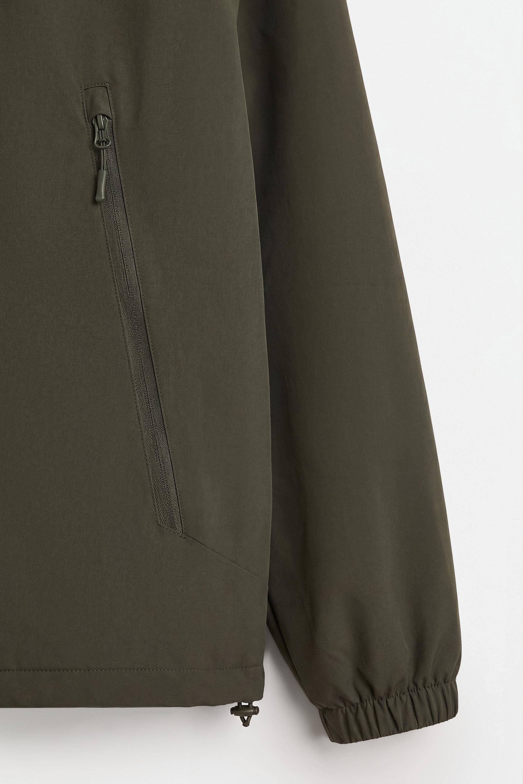 Padded hooded jacket — GREEN