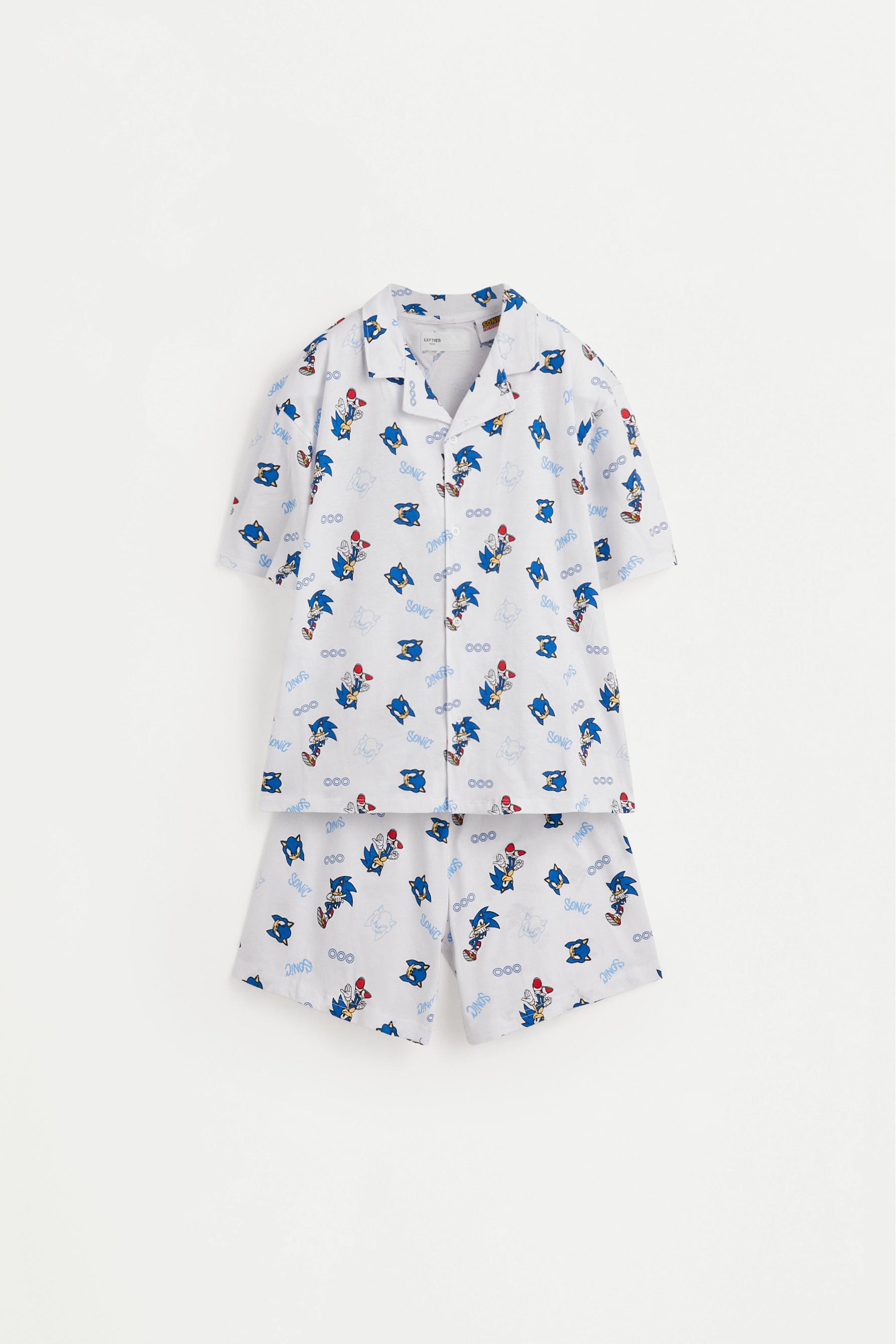 SONIC™ | SEGA short shirt-style pyjamas — WHITE