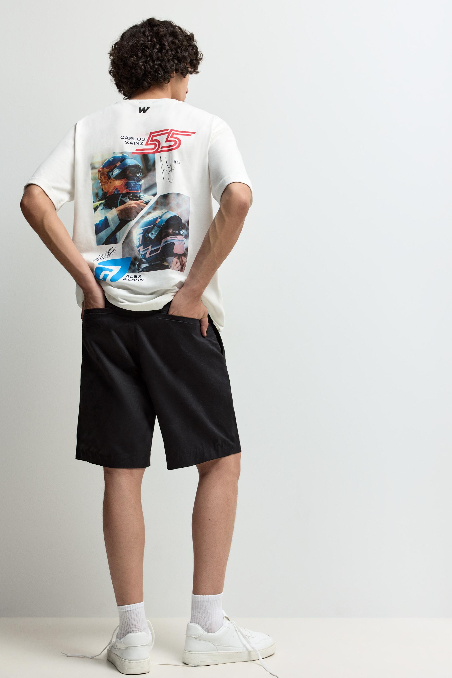 Printed T-shirt ©2026 Williams — OFF WHITE