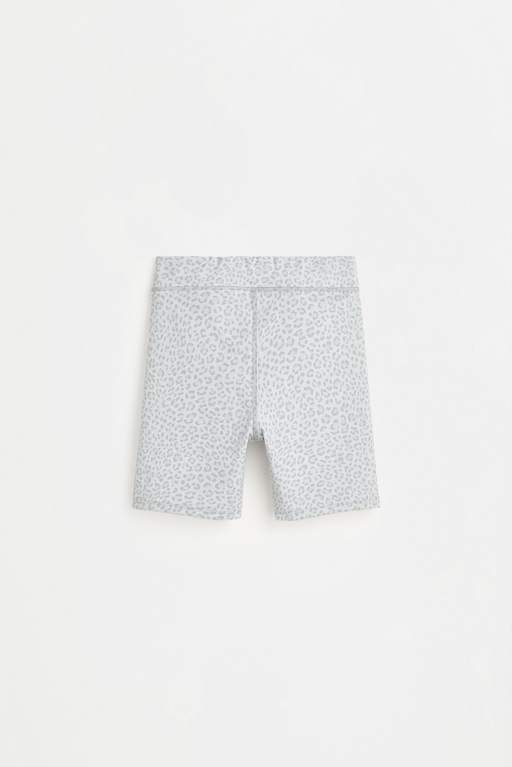Printed cycling leggings — GREY