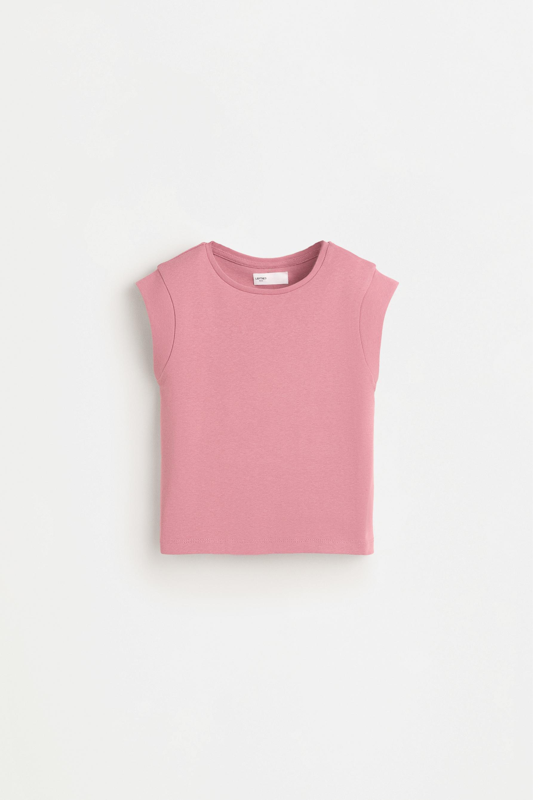 Drop sleeve T-shirt — DARK PINK