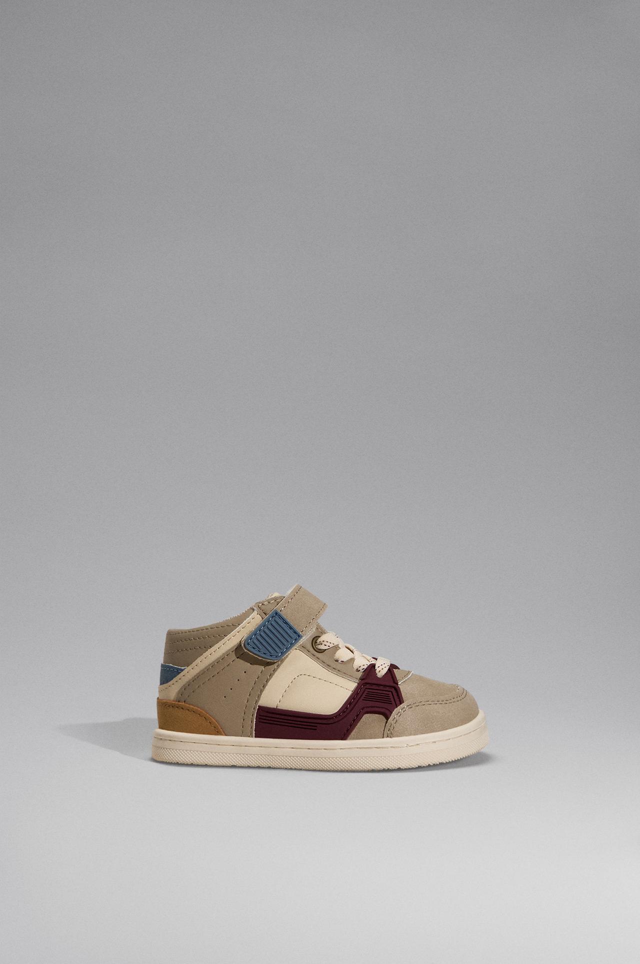 High-top sneaker — BEIGE