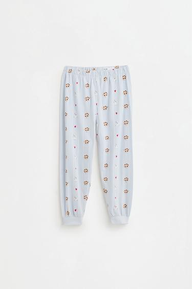 Cherry print pyjamas — PALE BLUE 3