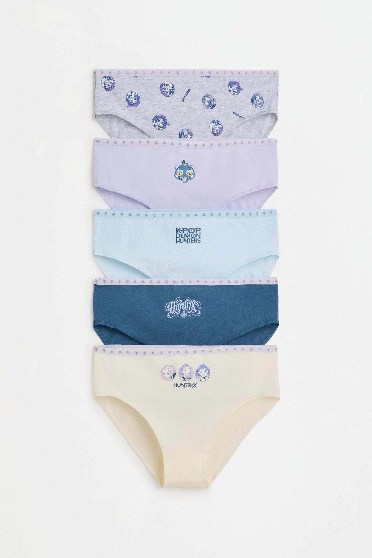 Huntrix K-Pop Demon Hunters ™/© Netflix Classic Briefs (Pack of 5) — PALE LILAC
