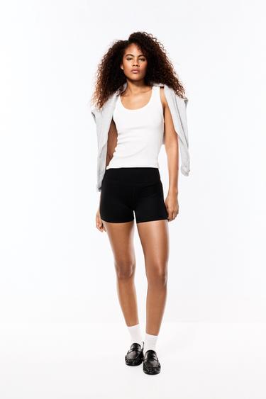Basic sports hot pants — BLACK 1