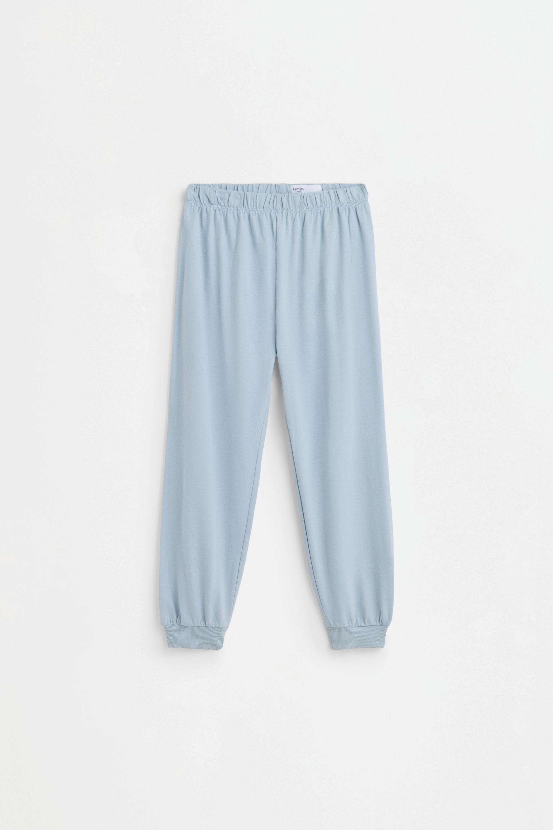 Long printed pyjamas — WATER GREEN