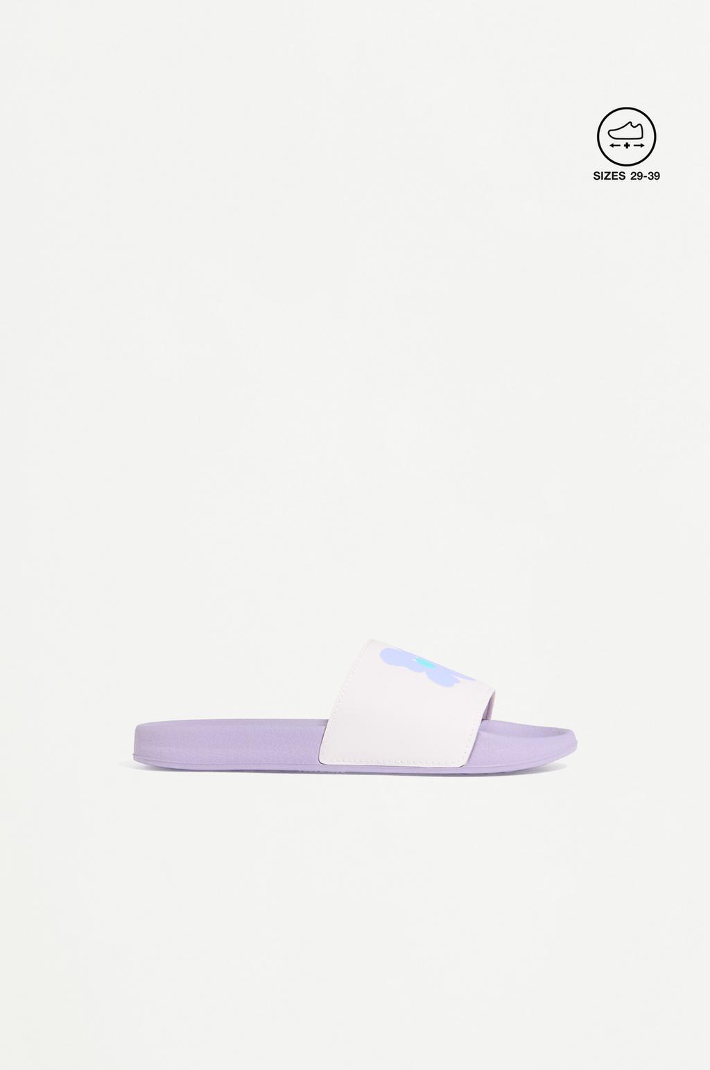 Floral slide sandals – Lefties – صورة المنتج